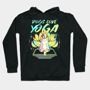 Zen Meditating Yoga Dog Hoodie